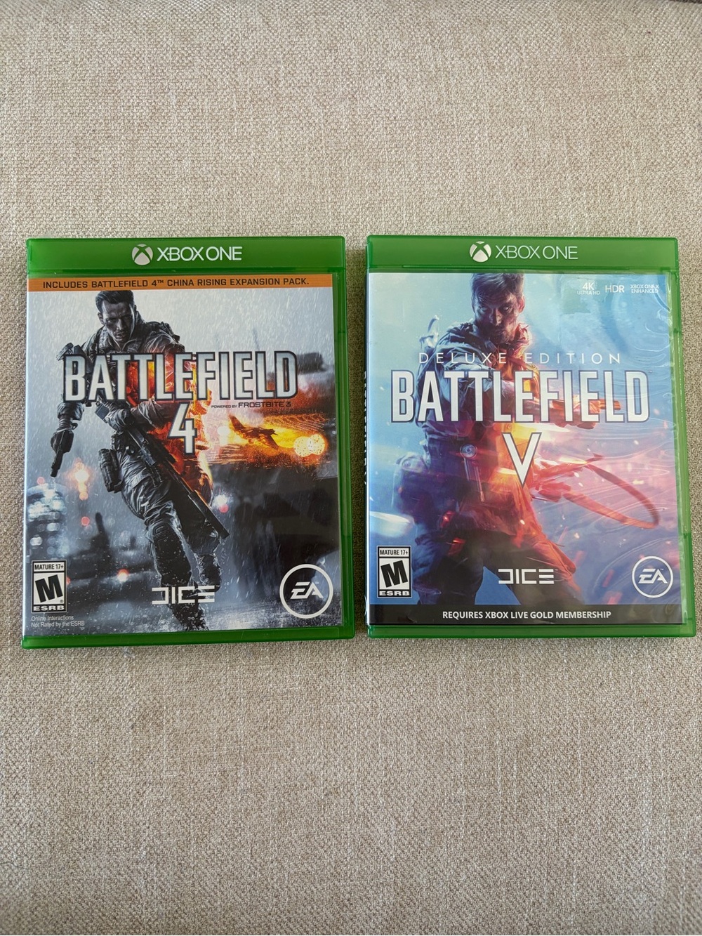 Battlefield V & Battlefield 4 Xbox One- Double Pack